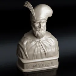 Bust of Michael the Brave - Mihai Viteazul 3D model for 3d Printer