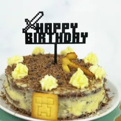 Cake topper - Minecraft