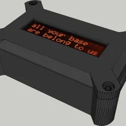 Case for 2x16 LCD - spectrum analyzer