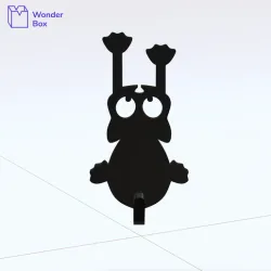 Cat key hanger key ring holder