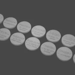 Eldar Spell Tokens- 8th ed codex