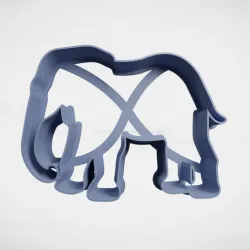 elephant outline