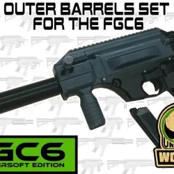 FGC-6 S AF H MKI / MKII basic outer barrel and suppressor set