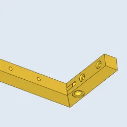 Folding hinged shelf bracket