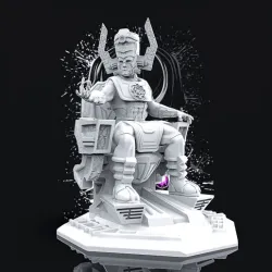 Galactus On Throne