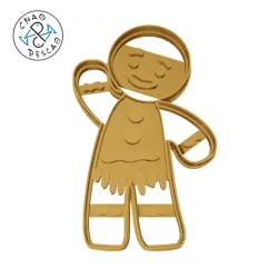 Gingerbread man - Shrek - Cookie cutter - Fondant