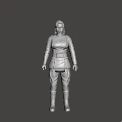 GRAND ADMIRAL RAE SLOANE FIGURE, FEMALE IMPERIAL OFFICER, VINTAGE CUSTOM STAR WARS, ACTION FIGURE, KENNER 3.75", 6" FIGURINE 5 POA, 1/18, 1/6 EMPIRE, COMIC, BOOK CHARACTER