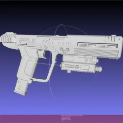 Halo ODST Socom Pistol Basic Model