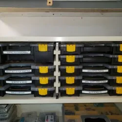 Harbor Freight 20 Bin Portable Storage Case Bins