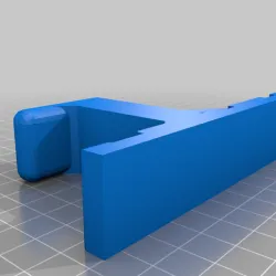 Headphone Slim Holder for Desk Leg