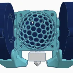 Hydra Fan Duct one piece for Ender 3
