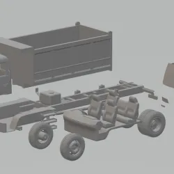 Isuzu ftr 800 crew cab dumper