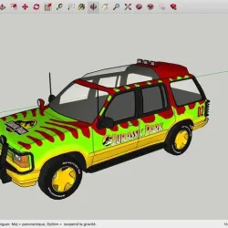 Jurassic Park FORD explorer
