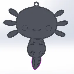Key ring Ajolote (Axolot)
