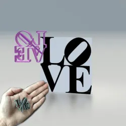 LOVE CLAY CUTTERS - POLYMER CLAY TOOLS - 3D PRINTED POLYMER CLAY CUTTERS