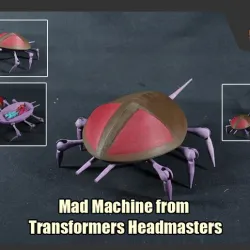Mad Machine from Transformers Headmasters