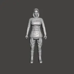 MADAME DIRECTOR YSANNE ISARD FIGURE, FEMALE IMPERIAL INTELLIGENCE OFFICER, VINTAGE CUSTOM STAR WARS, ACTION FIGURE, KENNER 3.75", 6", 5 POA, 1/18, 1/6 EMPIRE, COMIC, BOOK CHARACTER