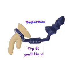 male anal locker clamp Loop Anal Plug Length adjustment Male Prostata Massage Butt fixing balls scrotum push-up al-03M 3d print cnc
