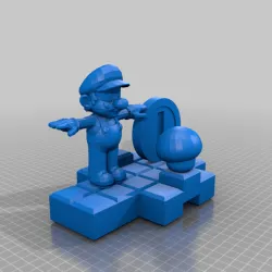 Mario-Mushroom-coin model