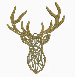 Minimalist Deer Necklace
