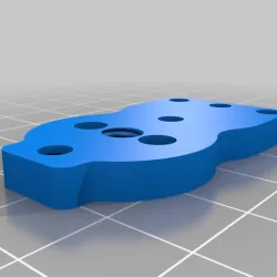 MonoPrice Delta Pro V2 Slice engineering mosquito mount using m3 nuts