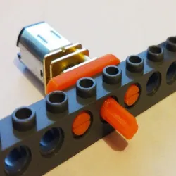 n20 motor lego technic mount + axle