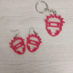NARUTO EARRINGS / KEY CHAIN