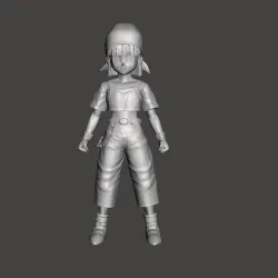 Pan Dragon Ball 3D Model