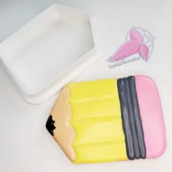 Pencil cookie cutter