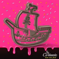 PIRATE THEMED COOKIE CUTTER COOKIE CUTTER - COOKIE CUTTERS