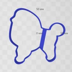 poodle dog cookie cutter