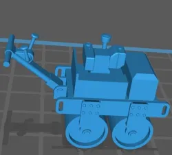 Portable road roller