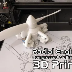 Radial Engine ( Compressed Air Engine ) Experimental