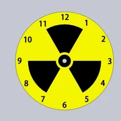 Radioactive clock