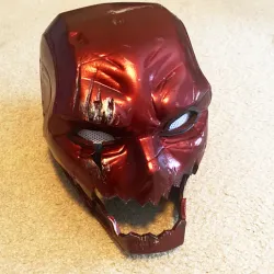 Red Hood Damage Helmet - Jason Todd Red Hood Helmet