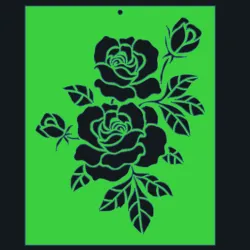 Rose Stencil