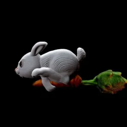 Running Bunny STL