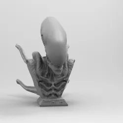 Scout Alien Xenomorph Bust 3D Printing model