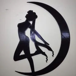 silor moon silhouette