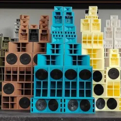 Sound System stack - speakers.