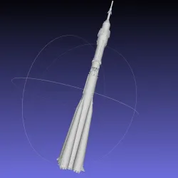 Soyuz Rocket Basic Printable Model
