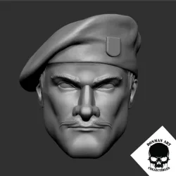 The Expert head for 6 inch action figures
