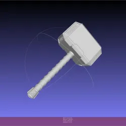 Thor Mjolnir Hammer Basic Printable Model