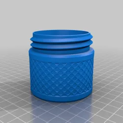 Threaded container