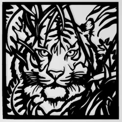 Tiger wall art/stencil