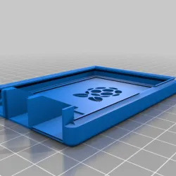 Top cover for Raspberry Pi 3 case with Amiga logo