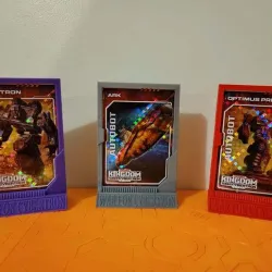 Transformers Kingdom - Card Holder and Blank