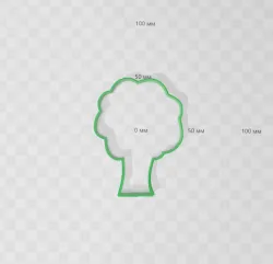 tree cookie cutter