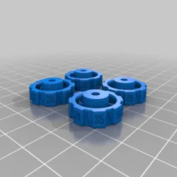 Tronxy XY-2 Bed knobs