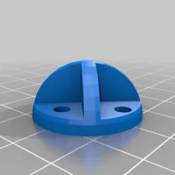 VDQ250 12mm Tall landing skids (mount under motors)